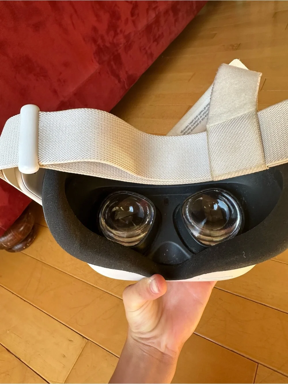 White VR Headset and Controllers Charging Stand with Cable
